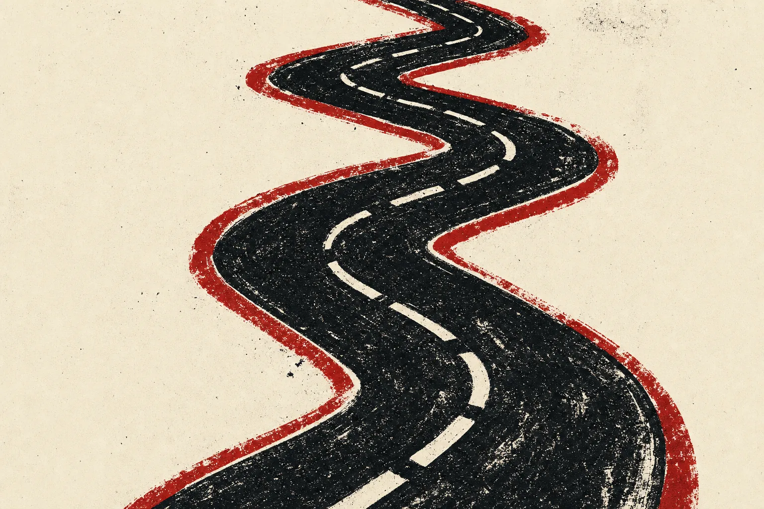 Nueva Carretera Central y un paquete de vías, portada editorial